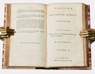 A Sentimental Journey Through France and Italy by Mr. Yorick, [bound with] Yorick’s sentimental journey, continued; [and with] A political romance