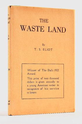 Item #BB0577 The Waste Land. T. S. ELIOT, Thomas Stearns