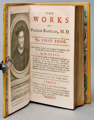 The works of Francis Rabelais, M.D. Now carefully revised, and compared throughout with the late new edition of M. Le du Chat, By Mr. Ozell. Who has likewise added at the bottom of the pages, a translation of the notes, historical, critical, and explanatory, of the said M. du Chat, and others: in which notes, never before printed in English, the text is not only explained, but, in multitudes of places, amended, and made conformable to the first and best Editions of this learned and facetious author. Adorn'd with 15 very neat copper-plates