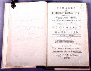 Remarks on forest scenery, and other woodland views, (relative chiefly to picturesque beauty) illustrated by the scenes of New-Forest in Hampshire. In three books