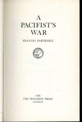 A Pacifist's War