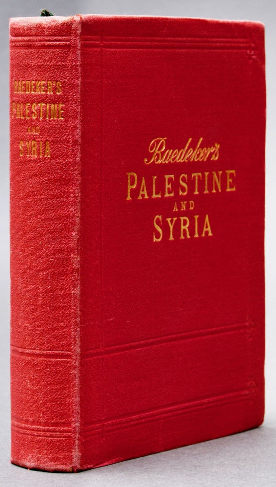 Item #BB1005 [Sinai] Palestine and Syria; Handbook for Travellers. Karl BAEDEKER, Ludwig Johannes.