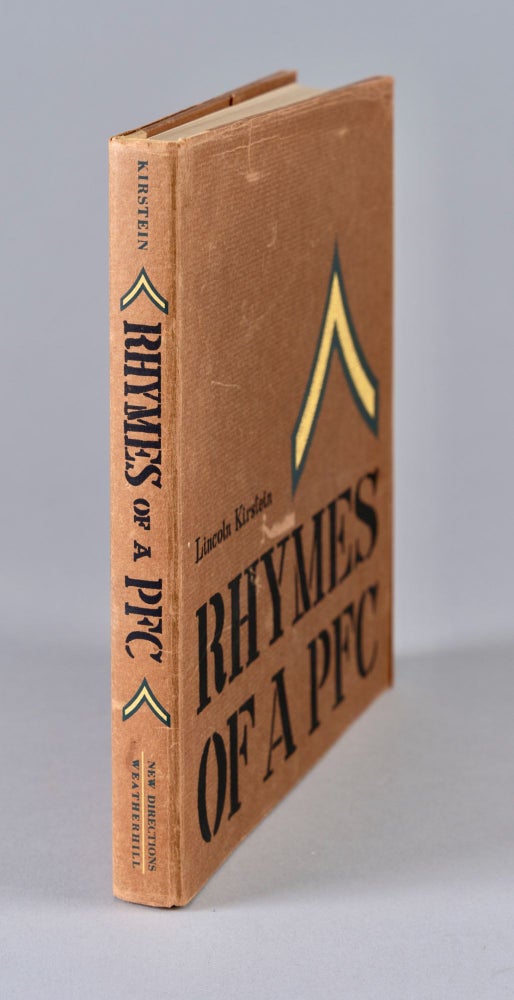Item #BB1131 Rhymes of a PFC [Inscribed to Edith Sedwick Gibson] [Baldpate]. Lincoln KIRSTEIN.