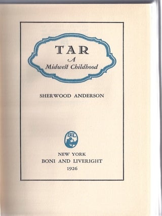 Tar : A Midwest Childhood