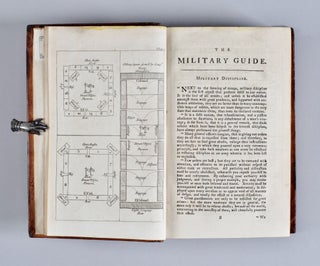 The military guide for young officers, containing a system of the art of war; Parade, Camp, Field Duty; Manoeuvres, Standing and General Orders; Warrants, Regulations, Returns; Tables, Forms, Extracts from Military Acts; Battles, Sieges, Forts, Ports, Military Dictionary, &c. with Twenty-Five Maps and Copper Plates [Easton Neston Library copy]