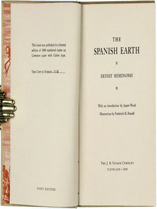 The Spanish Earth [F. A. I. End Papers]