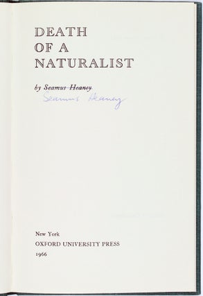 Death of a Naturalist [Signed]