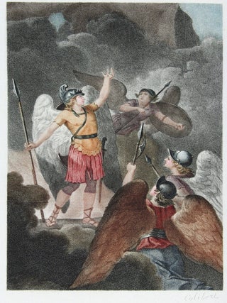 Le Paradis Perdu, poëme par Milton; Édition en Anglais et en Français, Ornée de douze Estampes imprimées en couleur d'aprés les Tableaux de M. Schall . . .