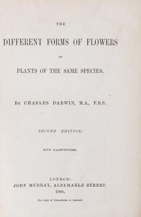 The different forms of flowers on plants of the same species [Unopened]