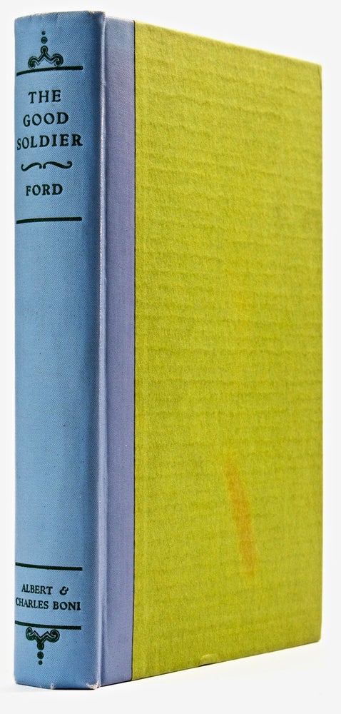 Item #BB1647 The Good Soldier. A Tale of Passion [Signed]. Ford Madox FORD.