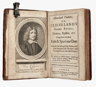 Item #BB1670 Clievelandi Vindiciæ; or, Clieveland’s genuine poems, orations, epistles, &c....