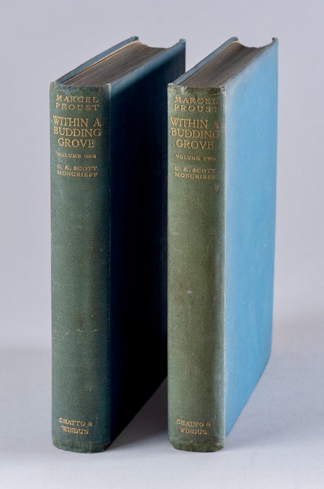 Item #BB1749 [A l’ombre des jeunes filles en fleurs] Within A Budding Grove [Remembrance of Things Past]. Marcel PROUST.