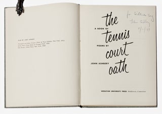 The Tennis Court Oath. A Book of Poems [Inscribed to William Targ]