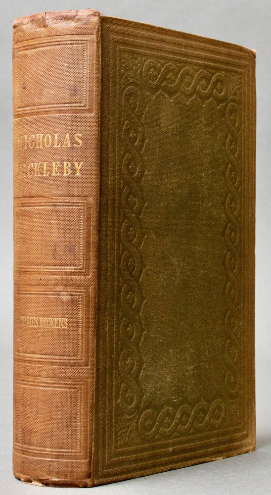 Item #BB1922 [Original Cloth] The Life and Adventures of Nicholas Nickleby . . . With Illustrations by 'Phiz'. Charles DICKENS.