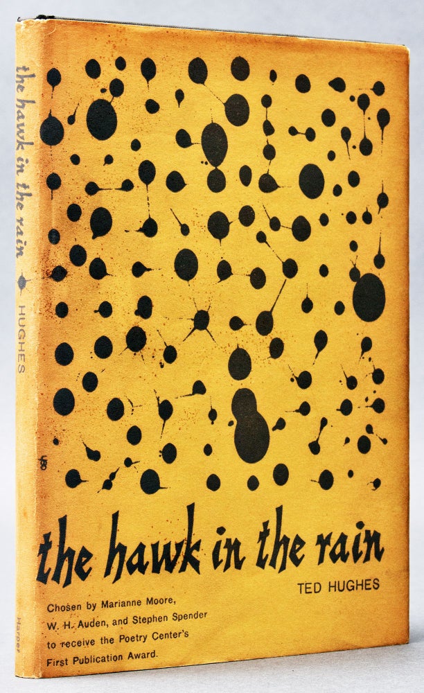 Item #BB1952 The Hawk in the Rain [Signed]. Ted HUGHES, Edward James.