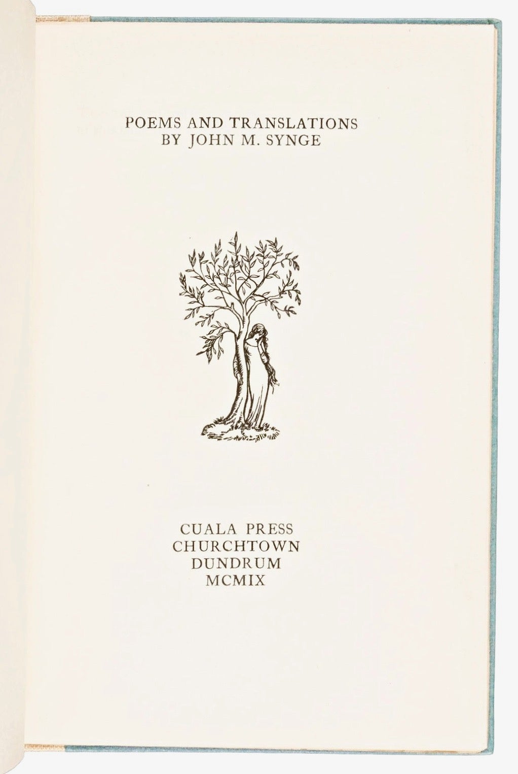 Poems And Translations John Millington Synge Introduces W B Yeats First Edition 9095