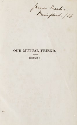 [Original Cloth] Our Mutual Friend . . . With Illustrations By Marcus Stone