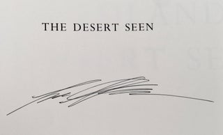 The Desert Seen [Signed]
