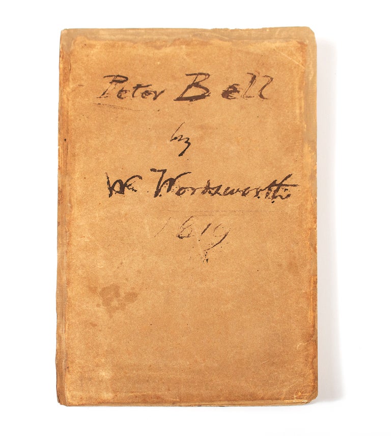 Item #BB2063 Peter Bell, A Tale in Verse [Wm. Rossetti's Copy, Signed]. William WORDSWORTH.