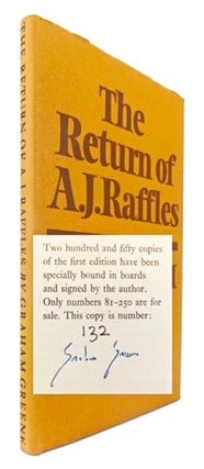 Item #BB2077 The Return of A. J. Raffles [Signed]. Graham GREENE