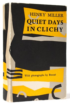 Item #BB2121 [Photobook] Quiet Days In Clichy. BRASSAI, Henry MILLER