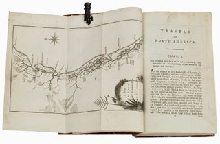 [American Indians] Travels through North and South Carolina, Georgia, East and West Florida, the Cherokee country, the extensive territories of the Muscogulges or Creek Confederacy, and the country of the Chactaws. Containing an account of the soil and natural productions of those regions; together with observations on the manners of the Indians. Embellished with copper-plates. By William Bartram