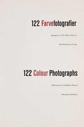 [Photobook] 122 Farvefotografier / 122 Colour Photographs
