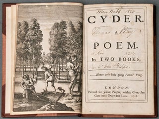 Cyder. A Poem in Two Books