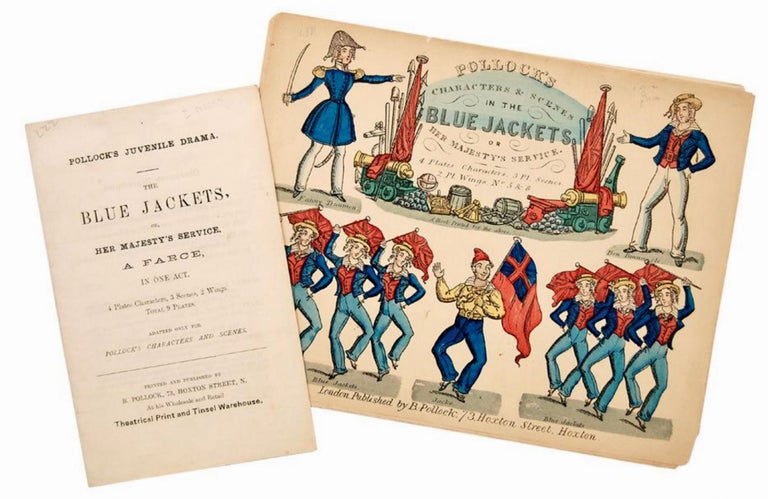Item #BB2275 [Toy Theater] [Juvenile Drama] The Blue Jackets, or Her Majesty's Service. A Farce, in One Act. Edward STIRLING, Benjamin Pollock, 1856–1937.