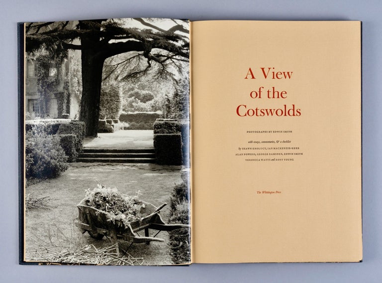 Item #BB2311 [Photobook] A View of the Cotswolds. Edwin SMITH.