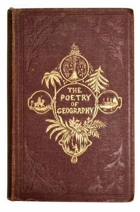 Item #BB2345 [Original Cloth] The poetry of geography: a journey round the globe. In which a comprehensive view of the earth is taken, and facts made familiar to the mind of all. A Book for Families, Students, and Schools. Peter LIVINGSTON.