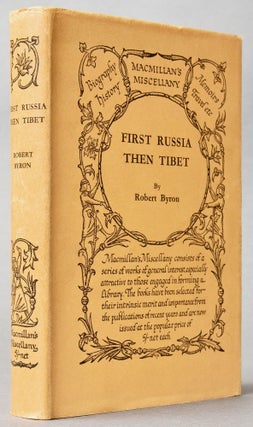 Item #BB2382 First Russia Then Tibet. Robert BYRON