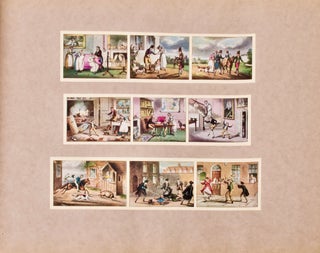 [Fox Hunting] [Sports and Pastimes] A panorama of the progress of human life : fashionably displayed, illustrating "Shakespeare's Ages" and exhibiting the manners, costume, character and field sports of the English people ; the whole illustrative of modern character, in a series of many hundred moving figures [Signed]