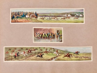 [Fox Hunting] [Sports and Pastimes] A panorama of the progress of human life : fashionably displayed, illustrating "Shakespeare's Ages" and exhibiting the manners, costume, character and field sports of the English people ; the whole illustrative of modern character, in a series of many hundred moving figures [Signed]
