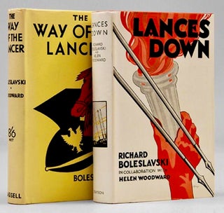 Item #BB2584 [World War] The Way of the Lancer [together with] Lances Down. Between the Fires in...