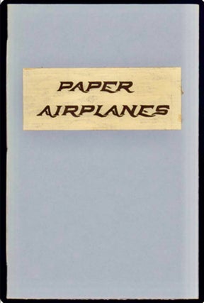 Item #BB2591 Paper Airplanes : 1911 and 1973 [Signed]. Arie KOELEWYN