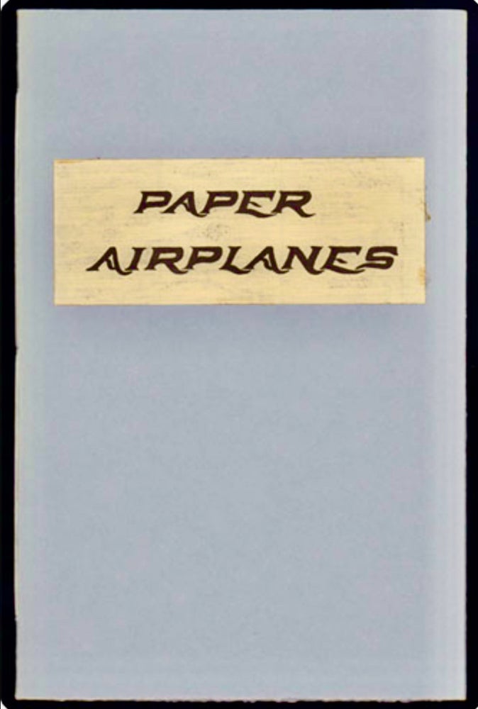 Item #BB2591 Paper Airplanes : 1911 and 1973 [Signed]. Arie KOELEWYN.