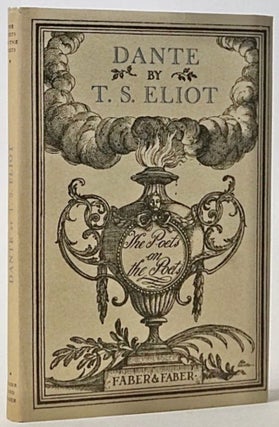 Item #BB2602 Dante [The Poets on the Poets]. T. S. ELIOT, Thomas Stearns