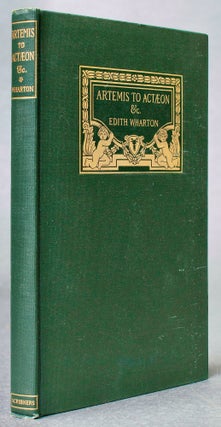 Item #BB2608 Artemis To Actaeon And Other Verse. Edith WHARTON