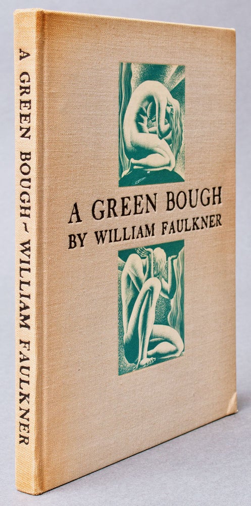 Item #BB2616 A Green Bough [Signed]. William FAULKNER, Lynd Ward, illustrates.