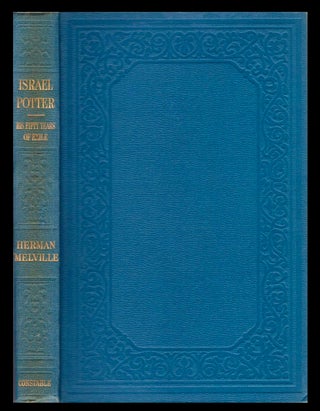 Item #BB2821 Israel Potter : His Fifty Years Of Exile. Herman MELVILLE